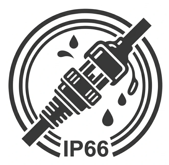 IP66 sealing &amp; sealed power entry