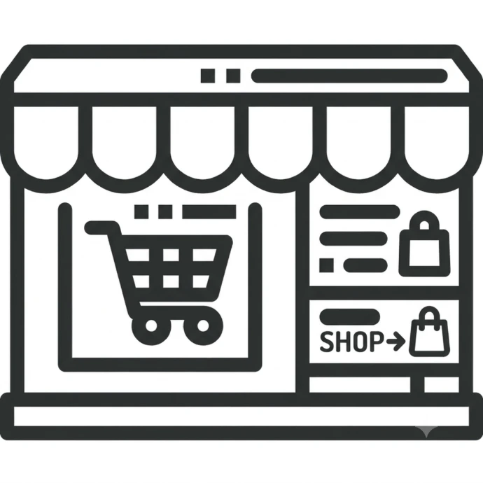Retail AI analytics icon