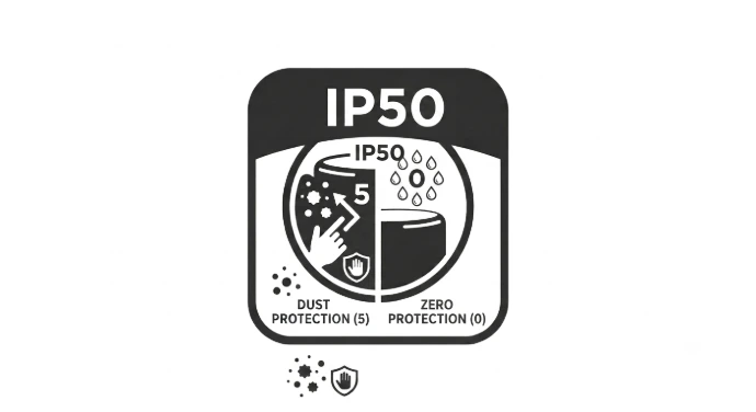 Rugged IP50 icon