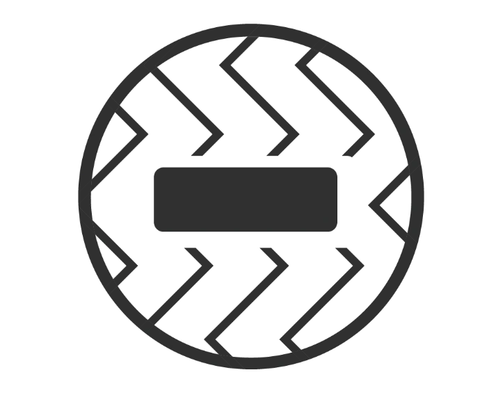 Anti vibration plate icon
