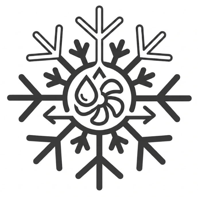 Hybrid cooling  icon