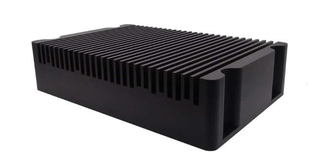 FM-15MIV-51 fanless in-vehicle computer with finned aluminium heatsink