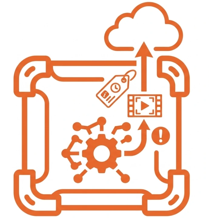 Distributed video processing at the edge