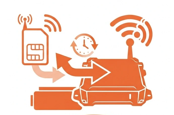In-vehicle computer connecting over SIM and Wi-Fi