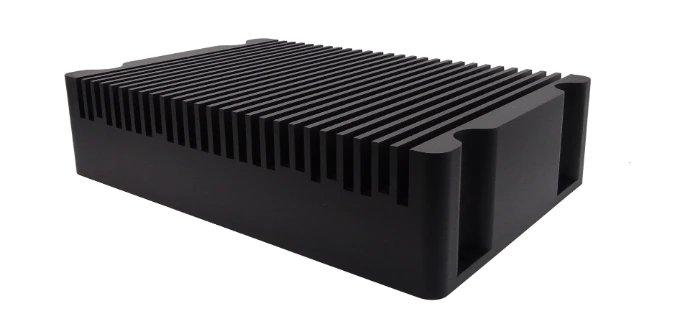 FM-15MIV-51 fanless in-vehicle computer with finned aluminium heatsink
