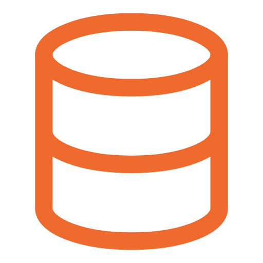 Database icon representing failed-media data retention